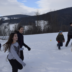 OUTDOOR POLOLETKY na sněhu